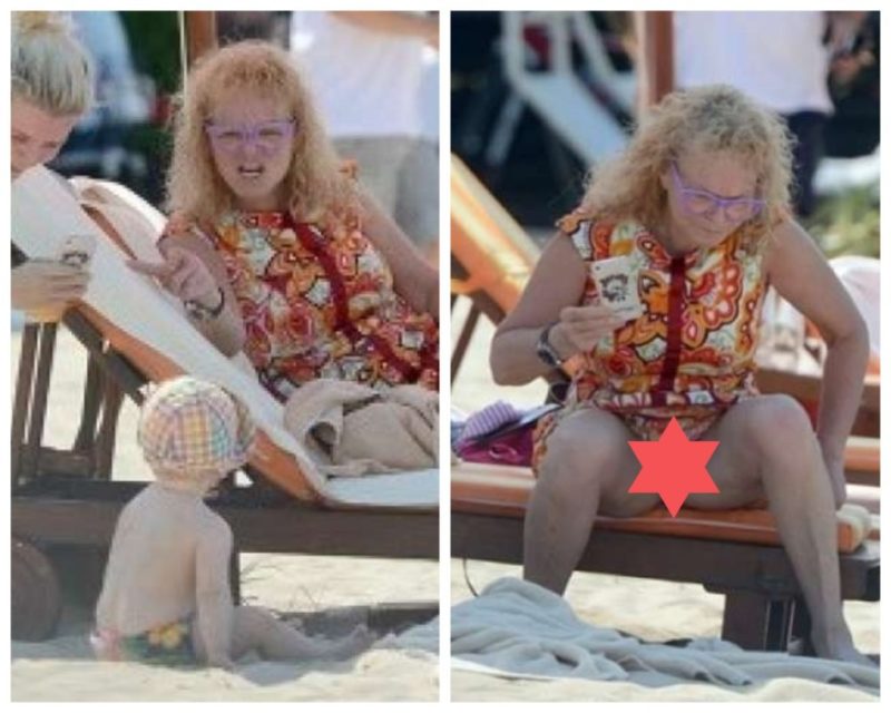 «С пучком на голове и без макияжа»: 64-летнюю Долину сфотографировали на отдыхе