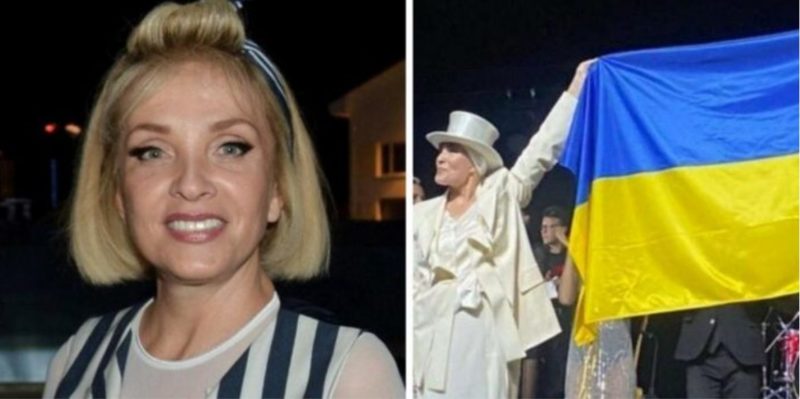 Галкину понравится. Вайкуле, выступившая с украинским флагом, опасается реакции россиян
